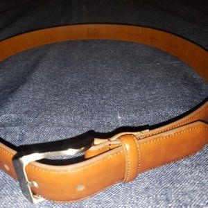Men's Jos A. Bank Belt (New Without Tags) Size 36/Saddle Color Italian Leather